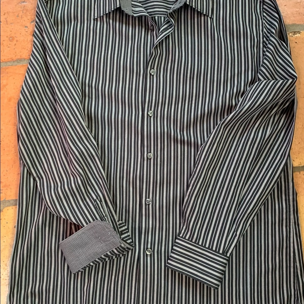 💲❗️FINAL SALE❗️💲 A[X]IST men’s pinstripe shirt, kick up your New Year❗️ - Picture 2 of 6